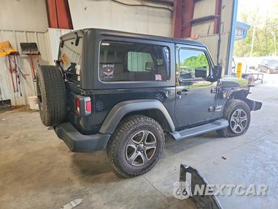 Trzecie zdjęcie samochodu z tyłu: 2018 JEEP WRANGLER SPORT VIN:1C4GJXAG1JW173556 - miniatura