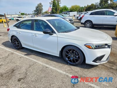 Czwarte zdjęcie samochodu z boku: 2022 HONDA CIVIC SPORT VIN:2HGFE2F53NH572209 - miniatura