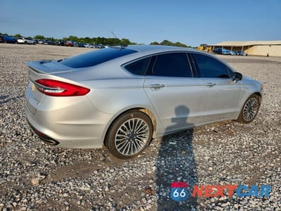 Trzecie zdjęcie samochodu z tyłu: 2018 FORD FUSION TITANIUM/PLATINUM VIN:3FA6P0D95JR162017 - miniatura