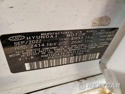 Zdjęcie 12 z 12 samochodu: 2023 GENESIS G70 3.3T STANDARD VIN:KMTG54TE7PU113432 - miniatura