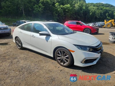Czwarte zdjęcie samochodu z boku: 2021 HONDA CIVIC EXL VIN:2HGFC1F79MH701845 - miniatura