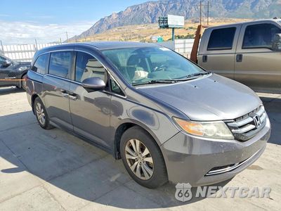 Czwarte zdjęcie samochodu z boku: 2015 HONDA ODYSSEY EXL VIN:5FNRL5H65FB010912 - miniatura