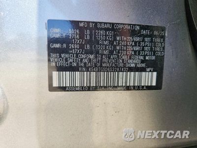 Zdjęcie 12 z 12 samochodu: 2025 SUBARU OUTBACK WILDERNESS VIN:4S4BTGSD6S3287432 - miniatura