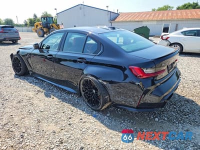 Drugie zdjęcie samochodu z przodu: 2025 BMW M3 COMPETITION VIN:WBS33HJ01SFU21591 - miniatura