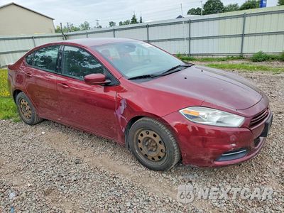 Czwarte zdjęcie samochodu z boku: 2015 DODGE DART SE VIN:1C3CDFAAXFD337678 - miniatura