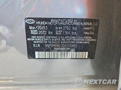 Zdjęcie 12 z 12 samochodu: 2013 HYUNDAI ELANTRA GLS VIN:5NPDH4AE0DH315482 - miniatura