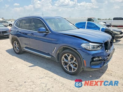 Czwarte zdjęcie samochodu z boku: 2021 BMW X3 SDRIVE30I VIN:5UXTY3C03M9H85068 - miniatura