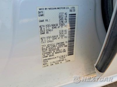 Zdjęcie 13 z 13 samochodu: 2020 NISSAN FRONTIER SV VIN:1N6ED0EA5LN712651 - miniatura
