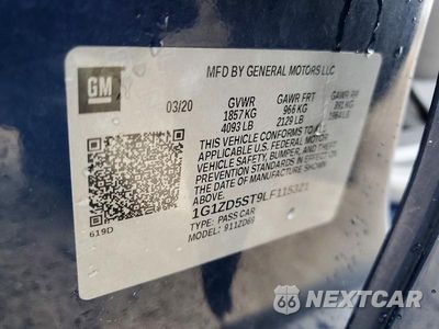 Zdjęcie 12 z 12 samochodu: 2020 CHEVROLET MALIBU LT VIN:1G1ZD5ST9LF115321 - miniatura