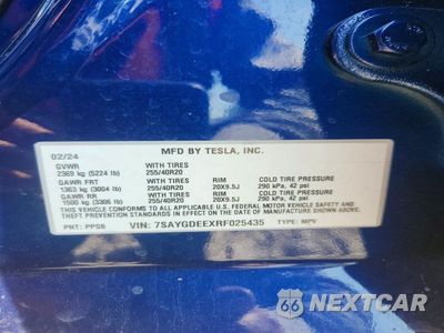 Zdjęcie 12 z 12 samochodu: 2024 TESLA MODEL Y VIN:7SAYGDEEXRF025435 - miniatura