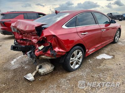 Trzecie zdjęcie samochodu z tyłu: 2018 HYUNDAI SONATA SEL VIN:5NPE34AF0JH654928 - miniatura