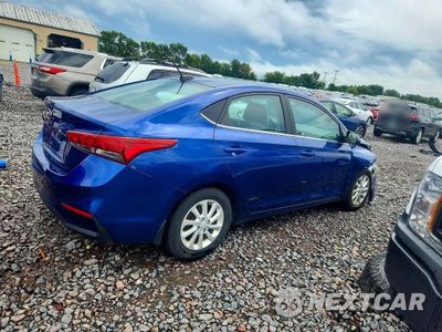 Trzecie zdjęcie samochodu z tyłu: 2021 HYUNDAI ACCENT SEL VIN:3KPC24A65ME153004 - miniatura