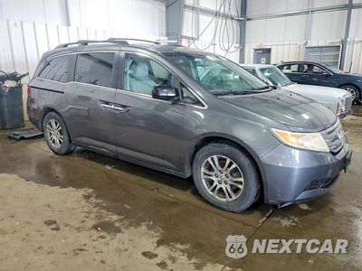 Czwarte zdjęcie samochodu z boku: 2012 HONDA ODYSSEY EXL VIN:5FNRL5H62CB135328 - miniatura