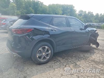 Trzecie zdjęcie samochodu z tyłu: 2023 CHEVROLET BLAZER 2LT VIN:3GNKBCR40PS116870 - miniatura