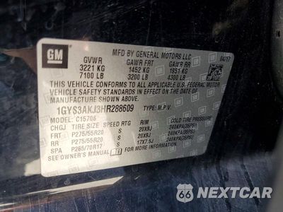 Zdjęcie 13 z 13 samochodu: 2017 CADILLAC ESCALADE VIN:1GYS3AKJ3HR288609 - miniatura
