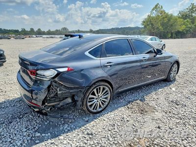Trzecie zdjęcie samochodu z tyłu: 2018 GENESIS G80 ULTIMATE VIN:KMHGN4JFXJU262401 - miniatura