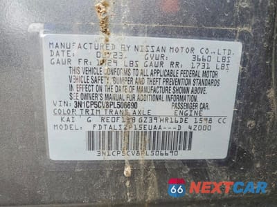 Zdjęcie 12 z 12 samochodu: 2023 NISSAN KICKS SV VIN:3N1CP5CV8PL506690 - miniatura