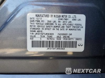 Zdjęcie 12 z 12 samochodu: 2018 INFINITI Q50 3.0T LUXE VIN:JN1EV7AP7JM363825 - miniatura