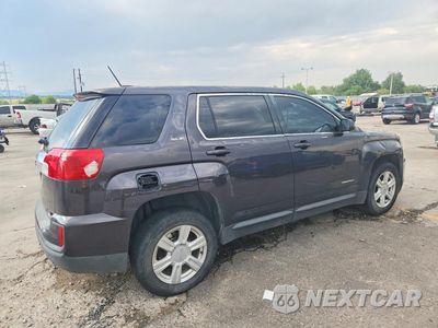 Trzecie zdjęcie samochodu z tyłu: 2016 GMC TERRAIN SLE VIN:2GKFLSEK5G6160744 - miniatura