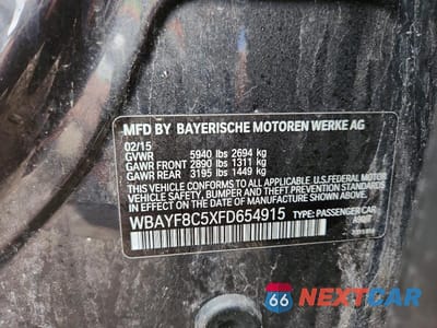 Zdjęcie 12 z 12 samochodu: 2015 BMW 750 LXI VIN:WBAYF8C5XFD654915 - miniatura