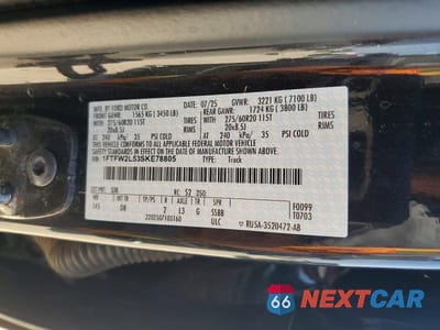Zdjęcie 12 z 12 samochodu: 2025 FORD F150 STX VIN:1FTFW2L53SKE78805 - miniatura