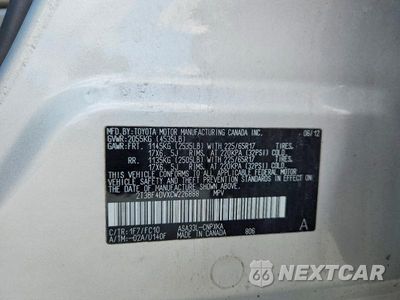 Zdjęcie 12 z 12 samochodu: 2012 TOYOTA RAV4 BASE VIN:2T3BF4DVXCW226888 - miniatura