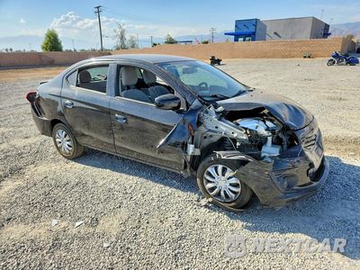 Czwarte zdjęcie samochodu z boku: 2017 MITSUBISHI MIRAGE G4 ES VIN:ML32F3FJ8HHF11208 - miniatura