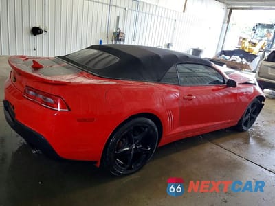 Trzecie zdjęcie samochodu z tyłu: 2015 CHEVROLET CAMARO LT VIN:2G1FF3D35F9259024 - miniatura