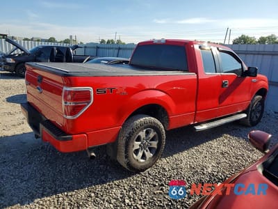 Trzecie zdjęcie samochodu z tyłu: 2013 FORD F150 SUPER CAB VIN:1FTEX1EM9DFB00829 - miniatura