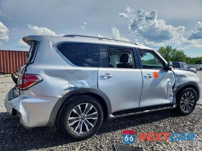 Trzecie zdjęcie samochodu z tyłu: 2020 NISSAN ARMADA SL VIN:JN8AY2ND9LX017318 - miniatura