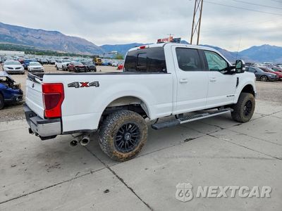 Trzecie zdjęcie samochodu z tyłu: 2021 FORD F250 SUPER DUTY VIN:1FT7W2BT4MED45444 - miniatura