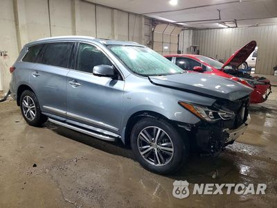 Czwarte zdjęcie samochodu z boku: 2017 INFINITI QX60 BASE VIN:5N1DL0MM8HC543723 - miniatura