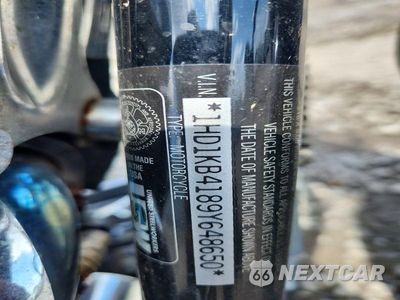 Zdjęcie 9 z 9 samochodu: 2009 HARLEY-DAVIDSON FLHX VIN:1HD1KB4189Y648650 - miniatura