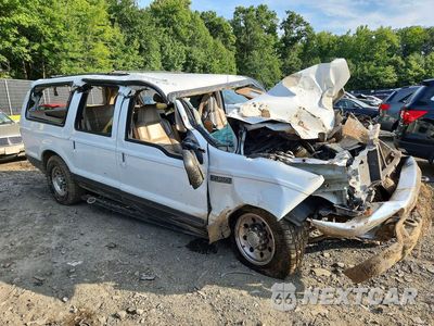 Czwarte zdjęcie samochodu z boku: 2002 FORD EXCURSION XLT VIN:1FMNU40SX2EC84368 - miniatura