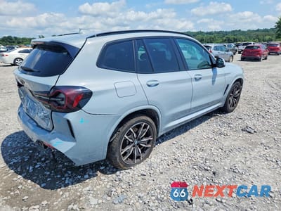 Trzecie zdjęcie samochodu z tyłu: 2022 BMW X3 XDRIVE30I VIN:5UX53DP05N9K83815 - miniatura
