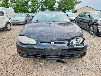 Piąte zdjęcie samochodu w środku: 2001 CHEVROLET MONTE CARLO SS VIN:2G1WX15KX19336325 - miniatura