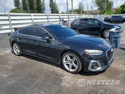 Czwarte zdjęcie samochodu z boku: 2021 AUDI A5 PREMIUM 45 VIN:WAUDACF59MA056857 - miniatura