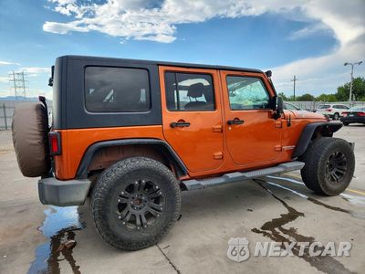 Trzecie zdjęcie samochodu z tyłu: 2010 JEEP WRANGLER UNLIMITED SPORT VIN:1J4BA3H12AL227866 - miniatura