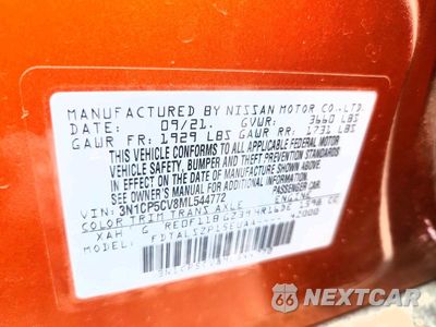 Zdjęcie 13 z 13 samochodu: 2021 NISSAN KICKS SV VIN:3N1CP5CV8ML544772 - miniatura