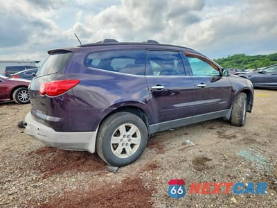 Trzecie zdjęcie samochodu z tyłu: 2009 CHEVROLET TRAVERSE LT VIN:1GNEV23D89S162680 - miniatura