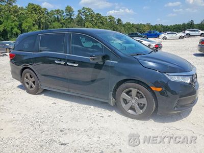 Czwarte zdjęcie samochodu z boku: 2022 HONDA ODYSSEY EX VIN:5FNRL6H53NB042852 - miniatura