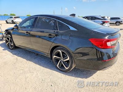 Drugie zdjęcie samochodu z przodu: 2020 HONDA ACCORD SPORT VIN:1HGCV1F36LA134873 - miniatura