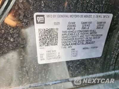 Zdjęcie 13 z 13 samochodu: 2025 CHEVROLET EQUINOX LT VIN:3GNAXHEG7SL264107 - miniatura