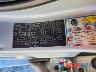 Zdjęcie 14 z 14 samochodu: 2005 KIA SPORTAGE LX VIN:KNDJF723357046620 - miniatura