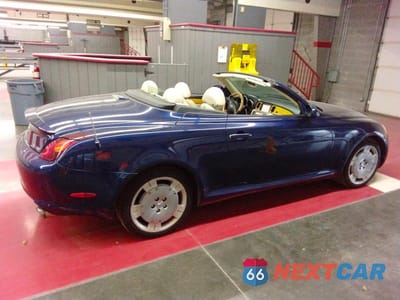 Trzecie zdjęcie samochodu z tyłu: 2002 LEXUS SC 430 VIN:JTHFN48YX20034560 - miniatura