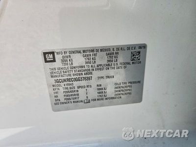 Zdjęcie 12 z 12 samochodu: 2016 CHEVROLET SILVERADO K1500 LT VIN:3GCUKREC0GG376397 - miniatura