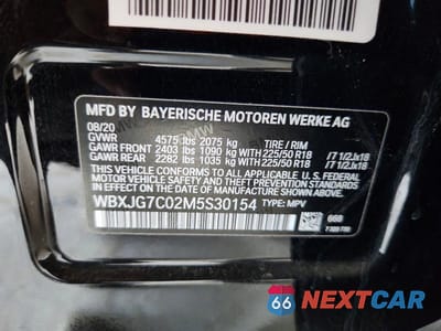Zdjęcie 13 z 13 samochodu: 2021 BMW X1 SDRIVE28I VIN:WBXJG7C02M5S30154 - miniatura