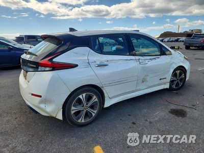 Trzecie zdjęcie samochodu z tyłu: 2018 NISSAN LEAF S VIN:1N4AZ1CP7JC316686 - miniatura