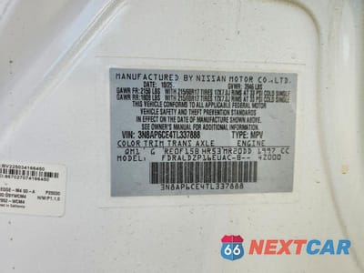 Zdjęcie 13 z 13 samochodu: 2026 NISSAN KICKS SV VIN:3N8AP6CE4TL337888 - miniatura