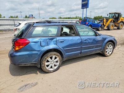 Trzecie zdjęcie samochodu z tyłu: 2006 SUBARU LEGACY OUTBACK 2.5I LIMITED VIN:4S4BP62C066354634 - miniatura
